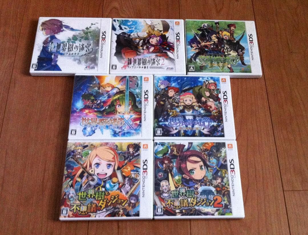 ニンテンドー3DS 世界樹の迷宮 シリーズ 7本セット