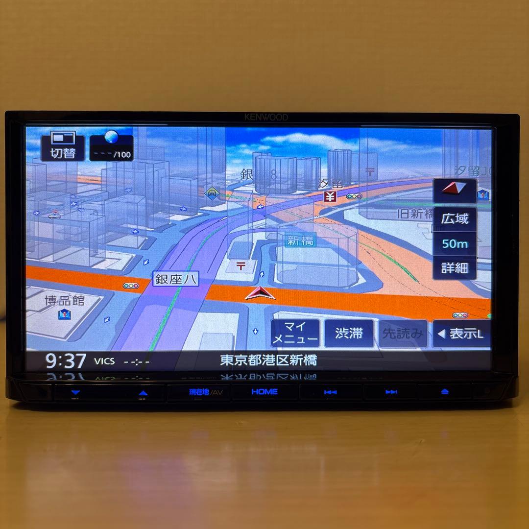 ★美品★ケンウッドナビMDVD304★2024最新地図更新済★新品バックカメラ付