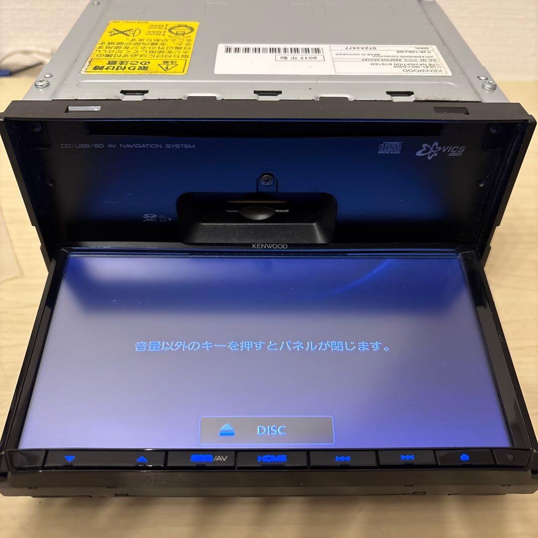 ★美品★ケンウッドナビMDVD304★2024最新地図更新済★新品バックカメラ付