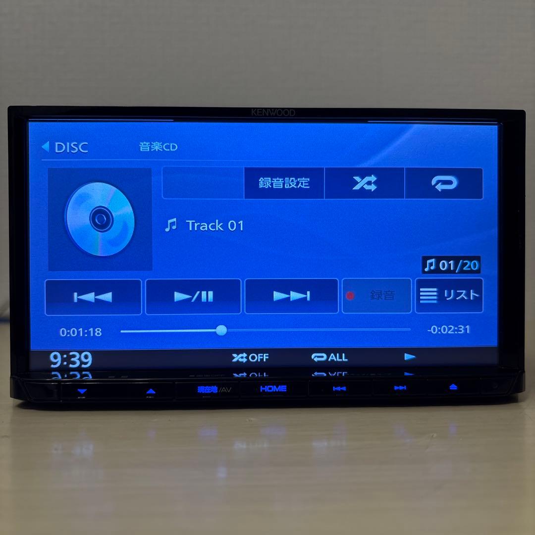 ★美品★ケンウッドナビMDVD304★2024最新地図更新済★新品バックカメラ付