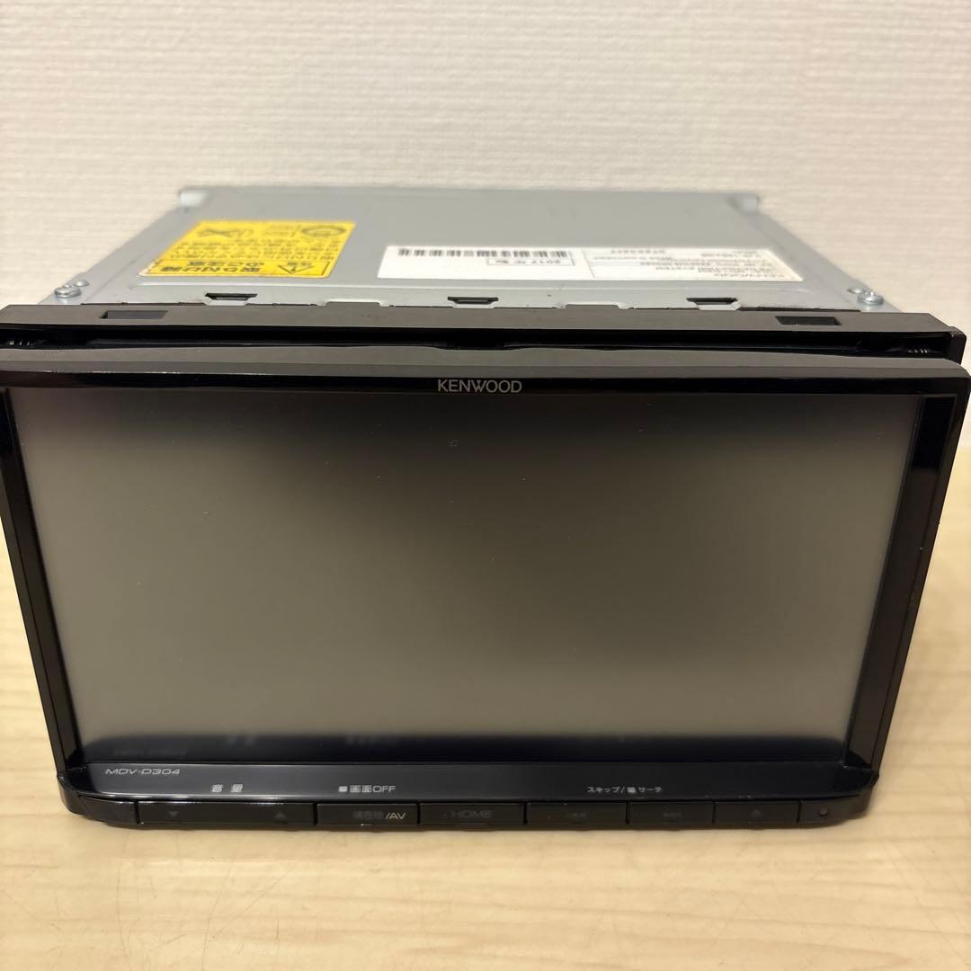 ★美品★ケンウッドナビMDVD304★2024最新地図更新済★新品バックカメラ付