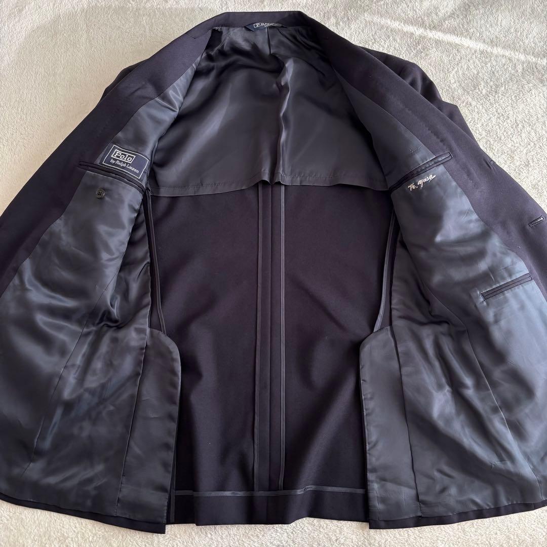 POLO RALPH LAUREN ポロラルフローレン 金ボタン 紺ブレ L