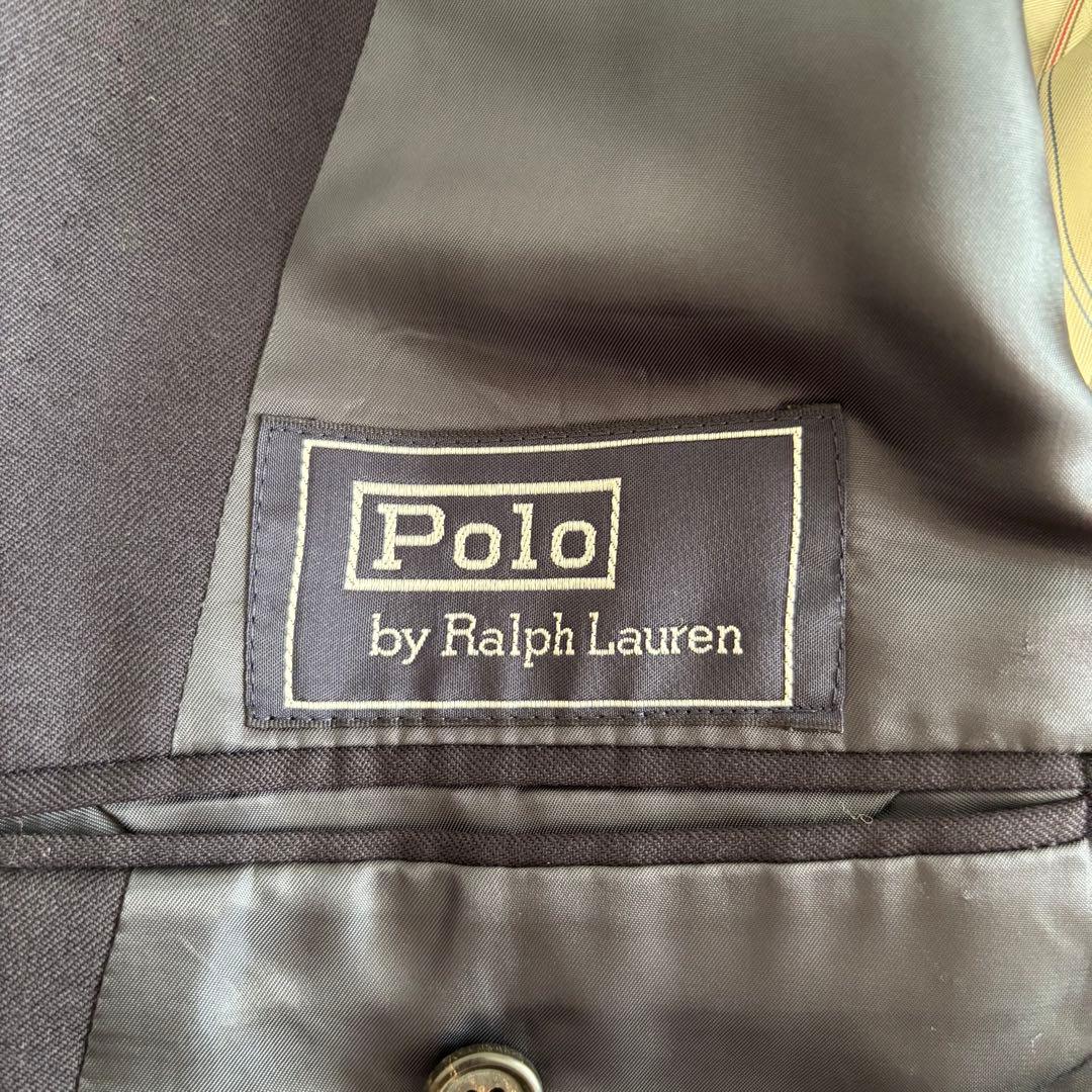 POLO RALPH LAUREN ポロラルフローレン 金ボタン 紺ブレ L