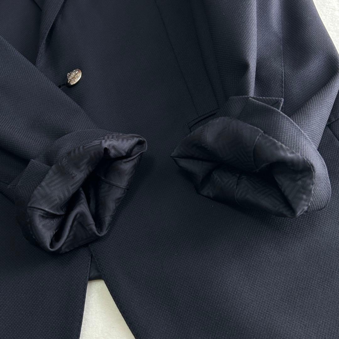 未使用級 ポールスチュアート ウール 銀ボタン 紺ブレザー 46Lジャケット