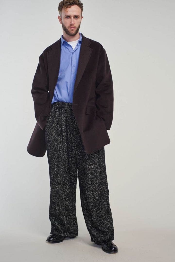 niceness coco ツイードワイドパンツ