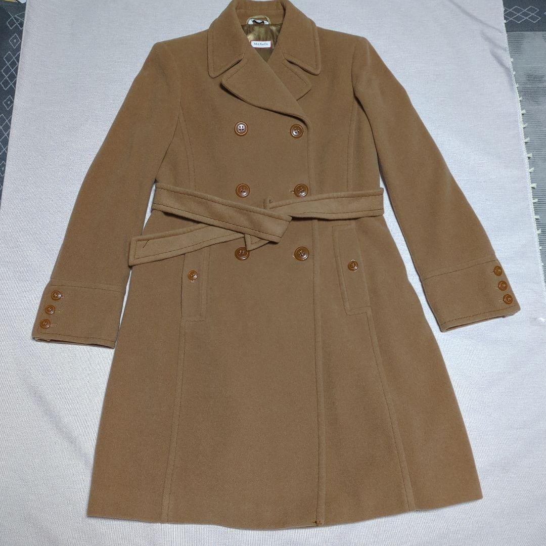 《美品》MAX&Co. キャメル ダブルブレストコート