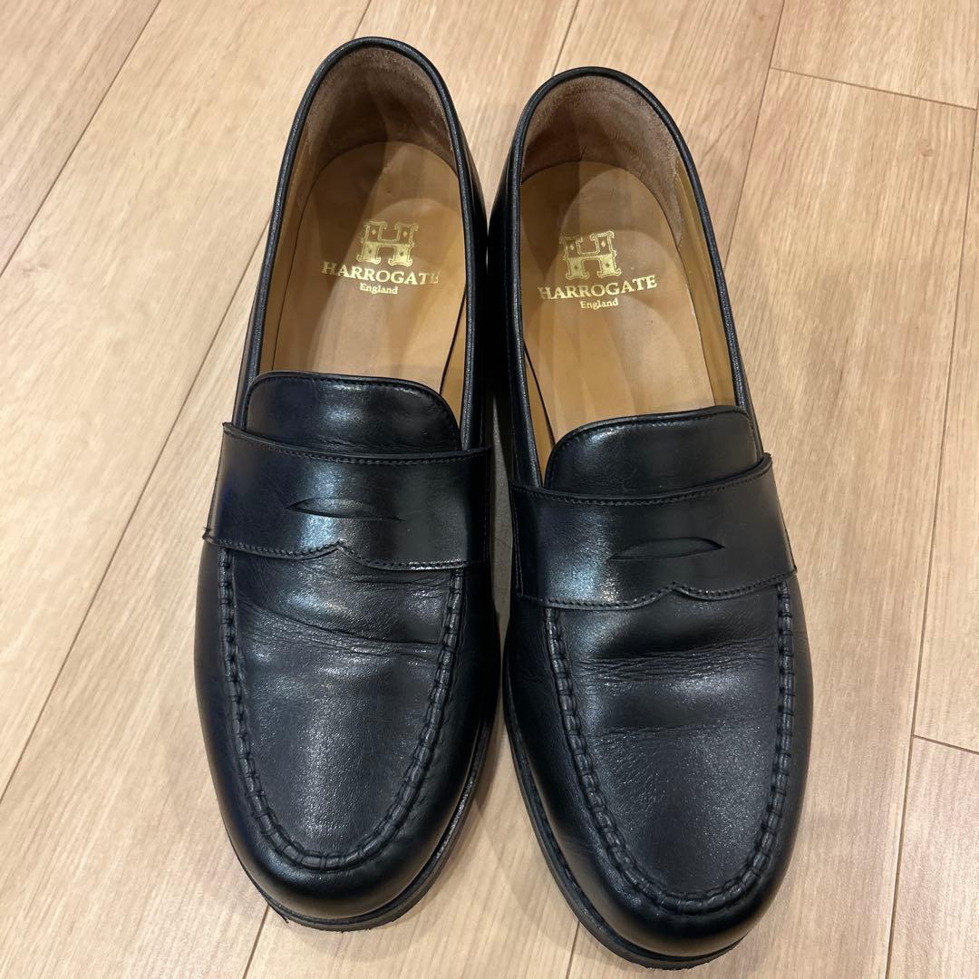 HARROGATE ブラック ローファー 12D
