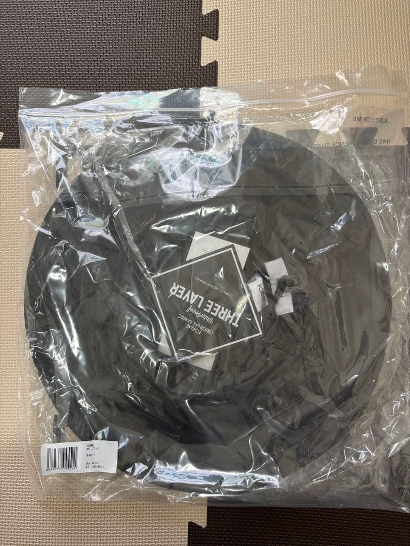 【新品未開封】FORME 東原亜希　タグ付き　UVハット ブラック