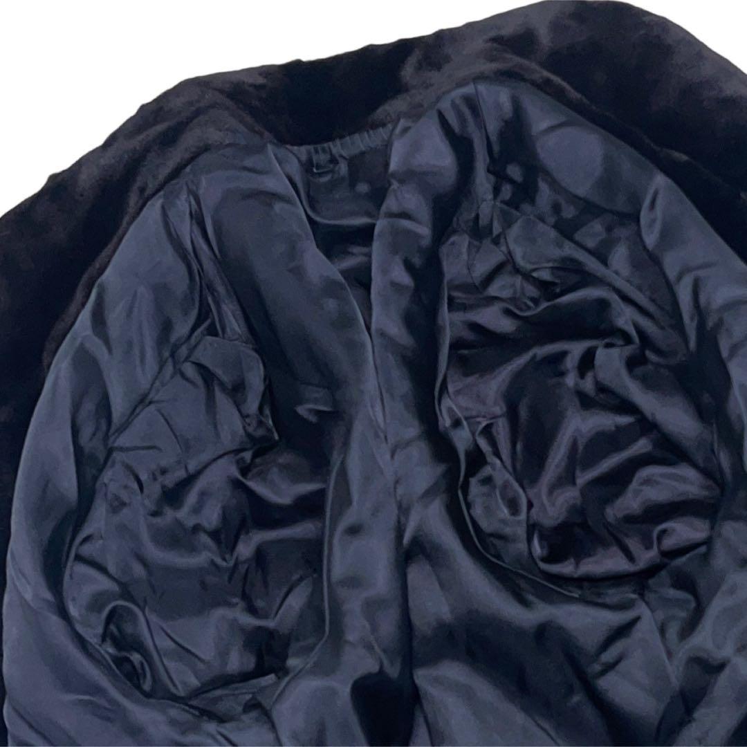 総丈105cm　サガミンク　シェアードミンク　2XLサイズ　リアルファーコート