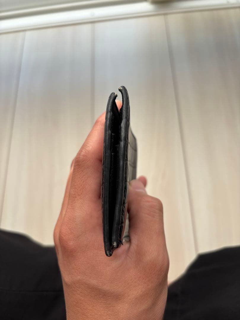 SAINT LAURENT ビルクリップウォレット ブラック