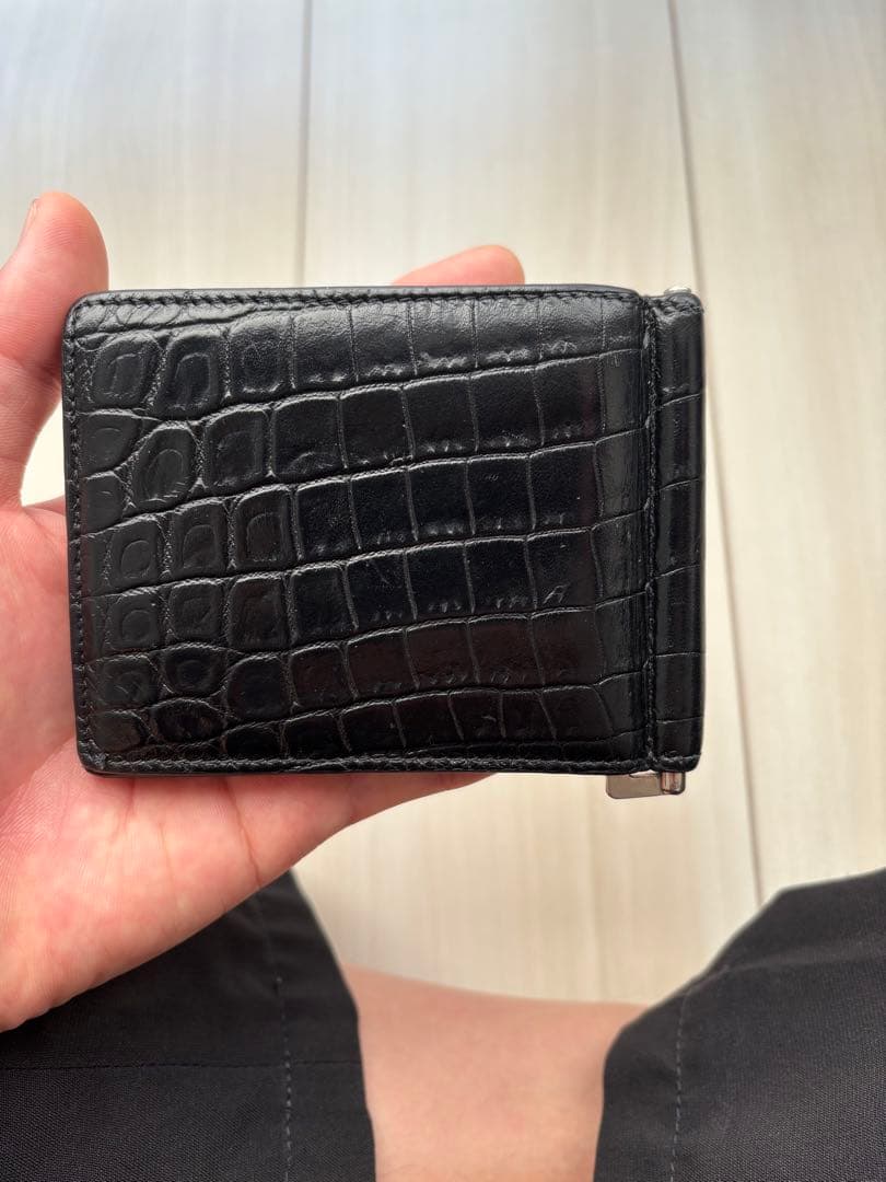 SAINT LAURENT ビルクリップウォレット ブラック