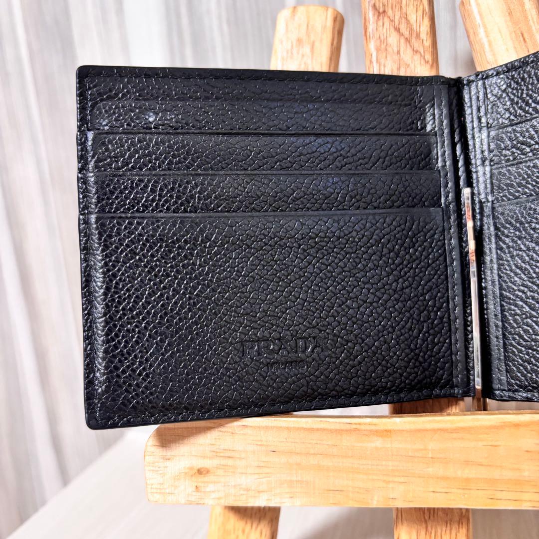 【極美品&正規品】 PRADA 財布 マネークリップ プラダ