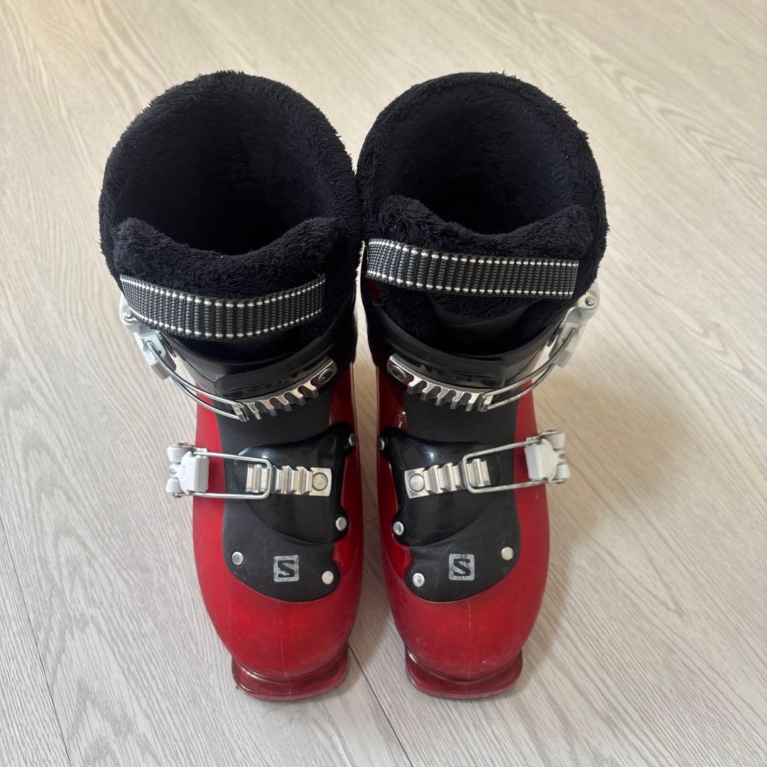 ジュニア　スキー板、ブーツ、ストック　セット ※板エラン、ブーツサロモン※