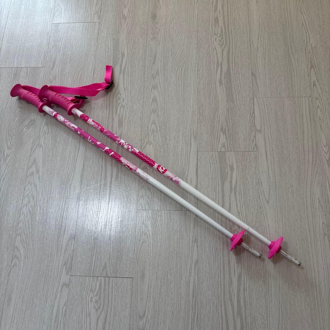 ジュニア　スキー板、ブーツ、ストック　セット ※板エラン、ブーツサロモン※