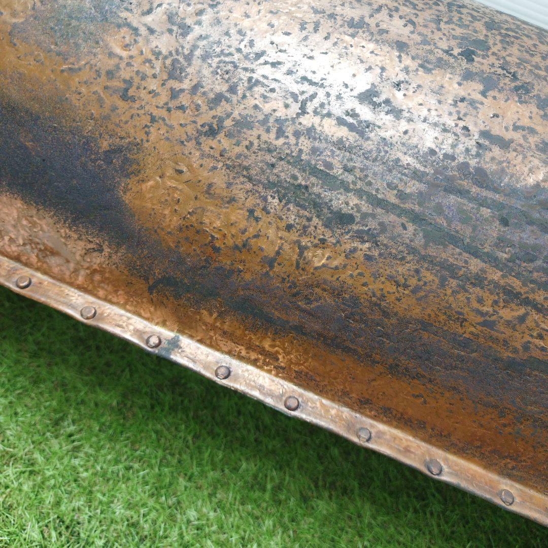 無骨 傘立て 銅製 アンティーク品