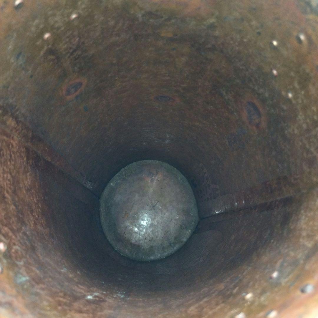 無骨 傘立て 銅製 アンティーク品