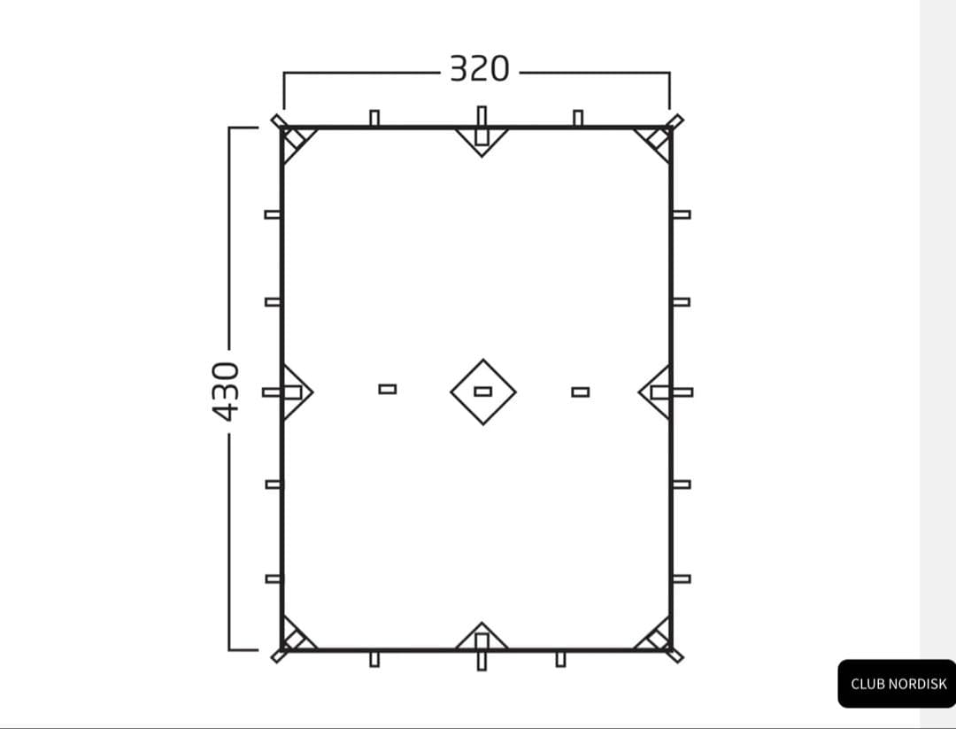 NORDISK OTRA 2 PU テント & Voss 14 PU タープ