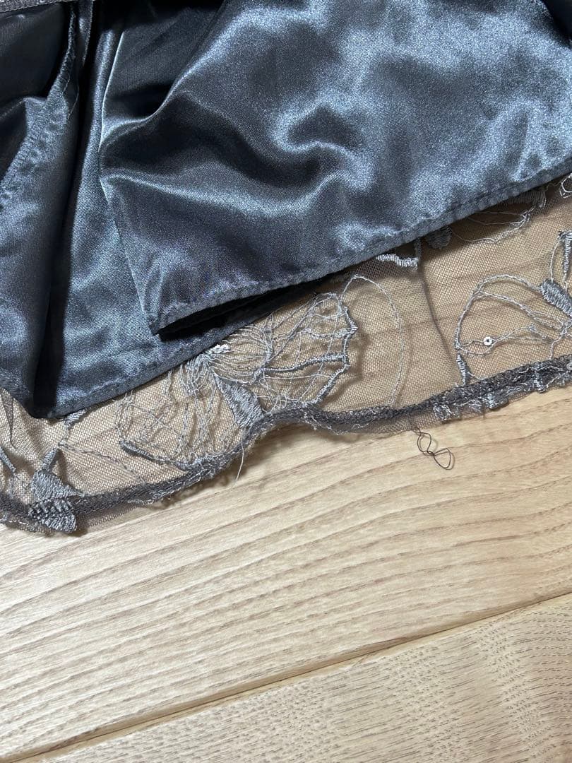 アンドレスド キーネックエンブロイダリードレス お呼ばれドレス