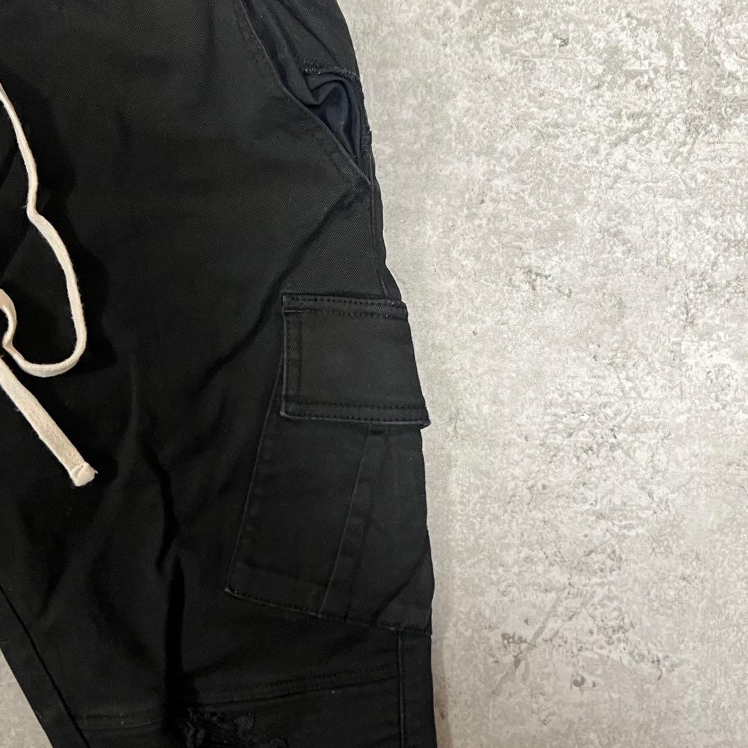 パンツ Danke Schon ZIP CARGO PANTS Black 32