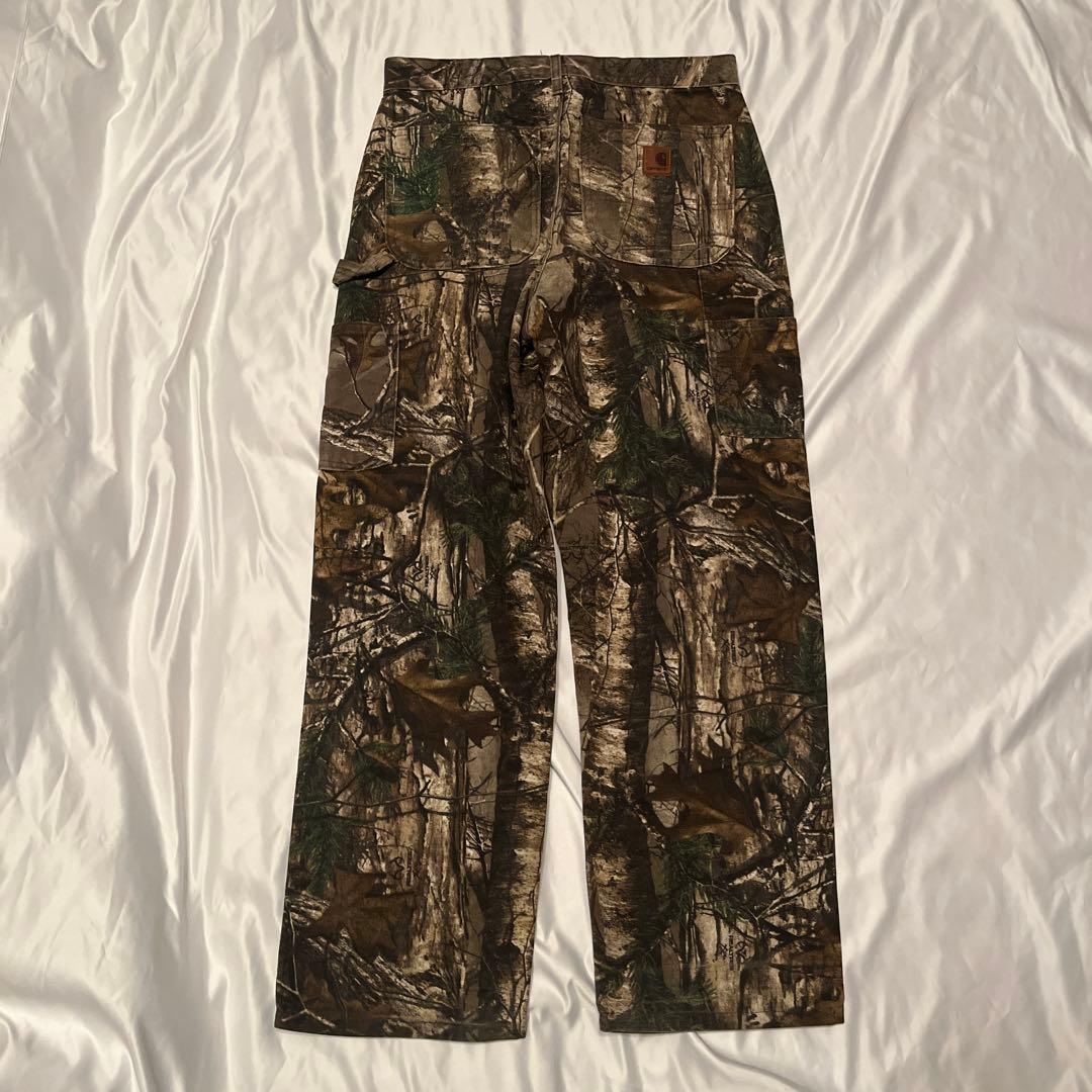 【希少】USA製 カーハート リアルツリーカモ ペインターパンツ 31×32