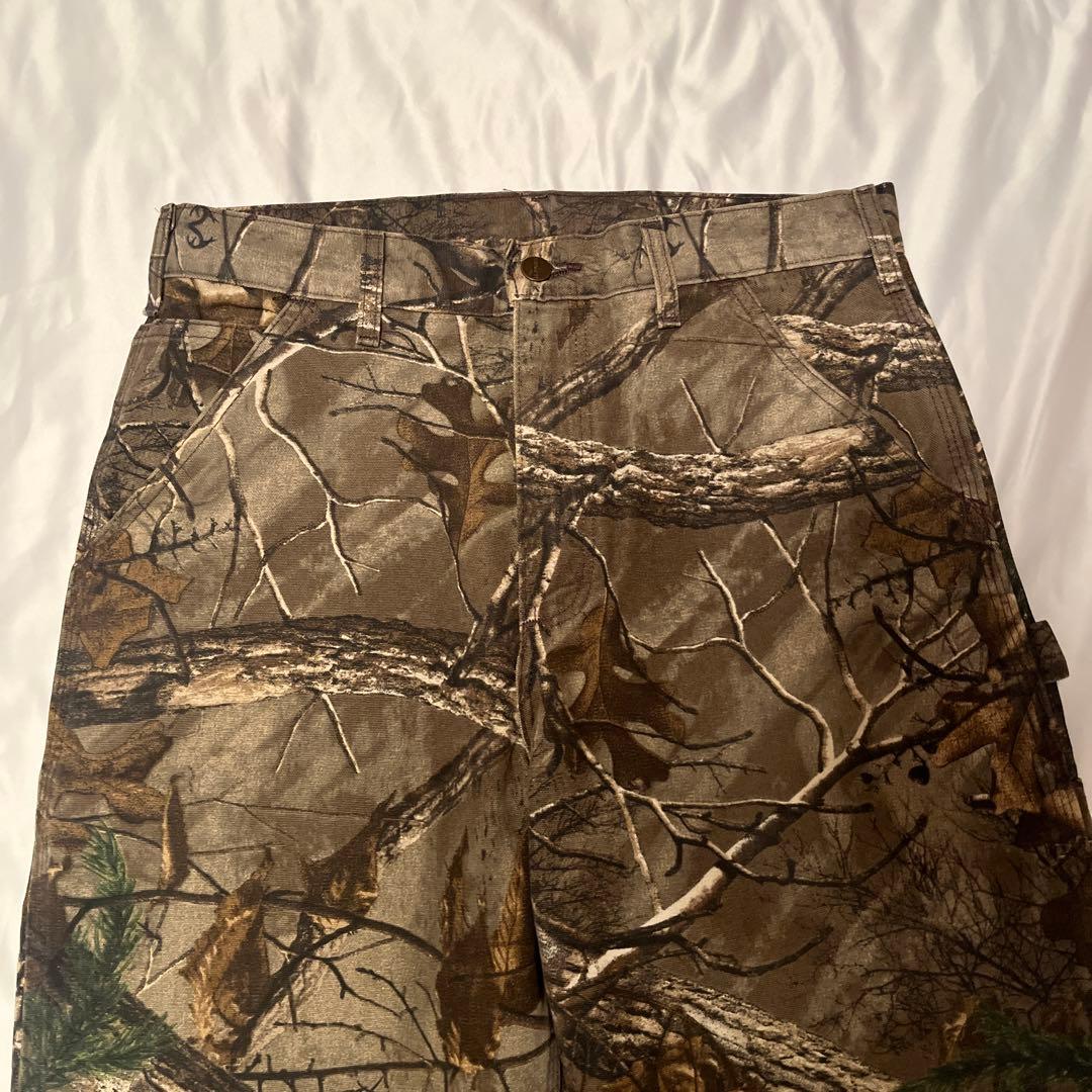 【希少】USA製 カーハート リアルツリーカモ ペインターパンツ 31×32