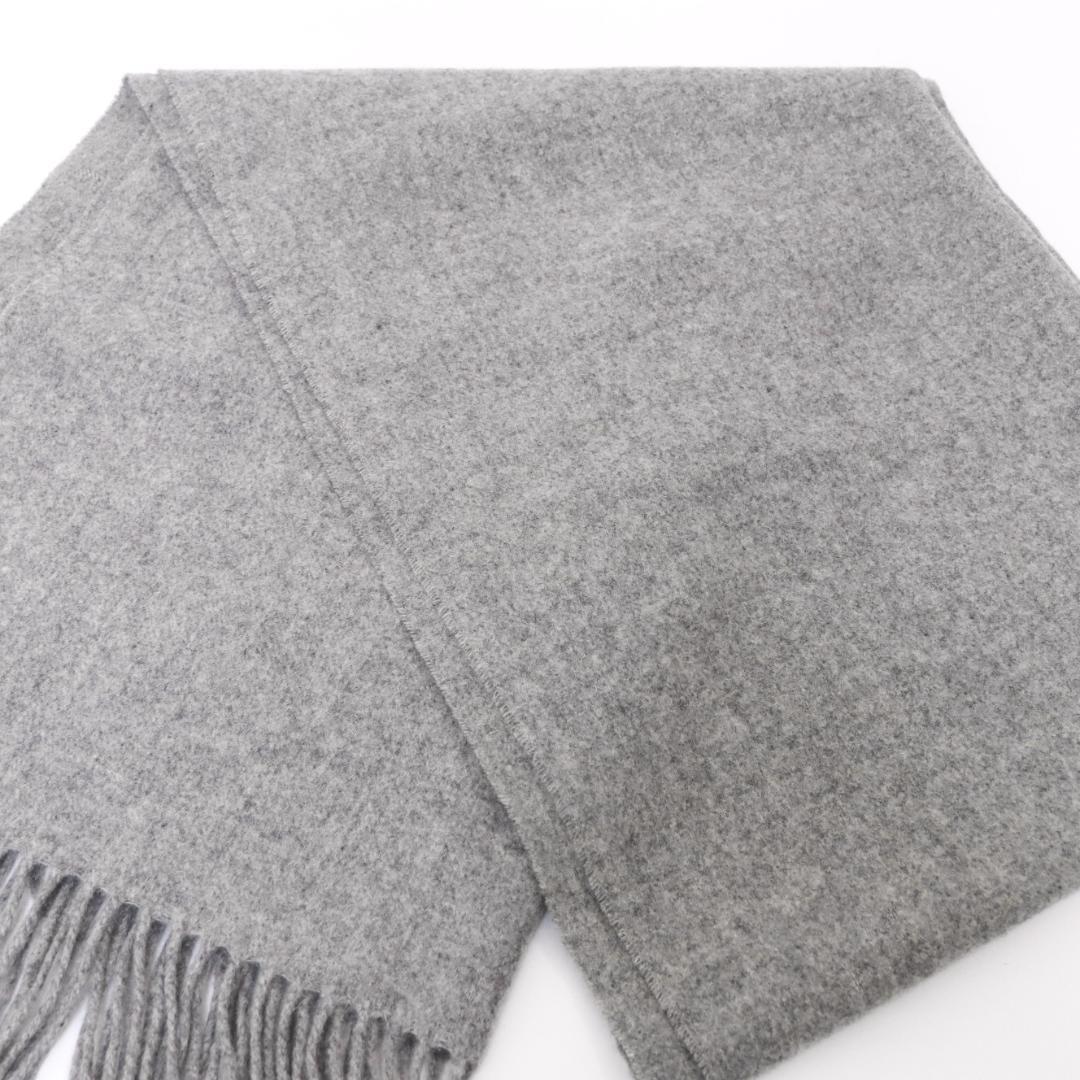 美品✨ACNE STUDIOS マフラー　グレー　バージン　ウール100％