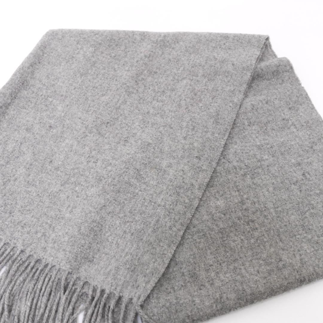 美品✨ACNE STUDIOS マフラー　グレー　バージン　ウール100％