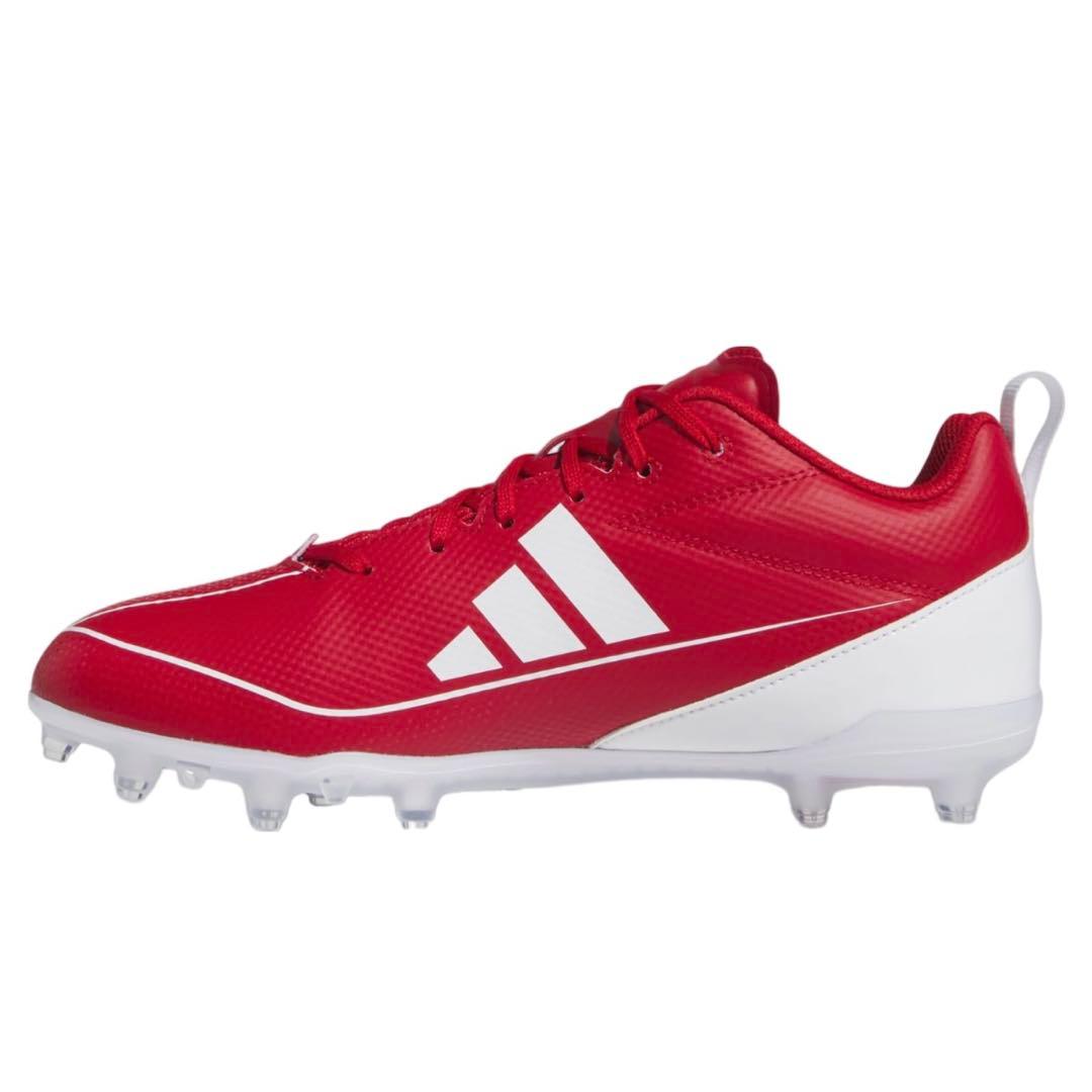 アディダス 27.5 アディゼロ エレクトリック 2 アメフト スパイク 赤