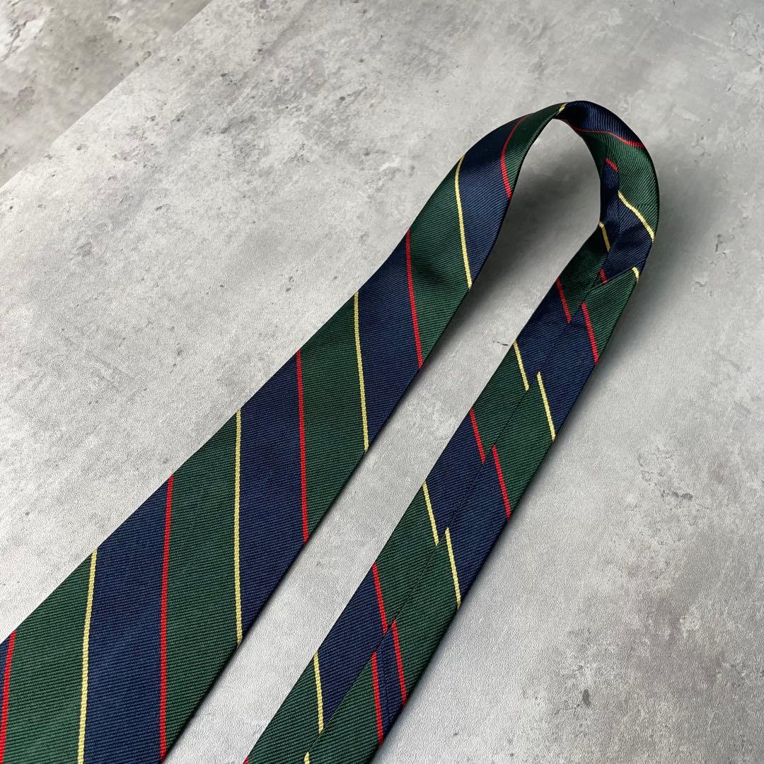 美品 Brooks Brothers アーガイルサザーランドストライプ ネクタイ
