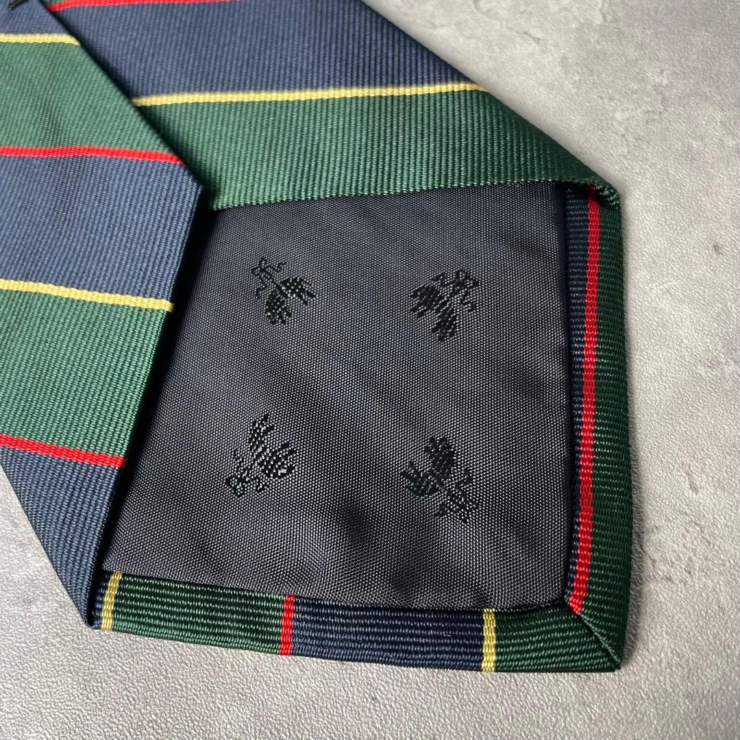 美品 Brooks Brothers アーガイルサザーランドストライプ ネクタイ