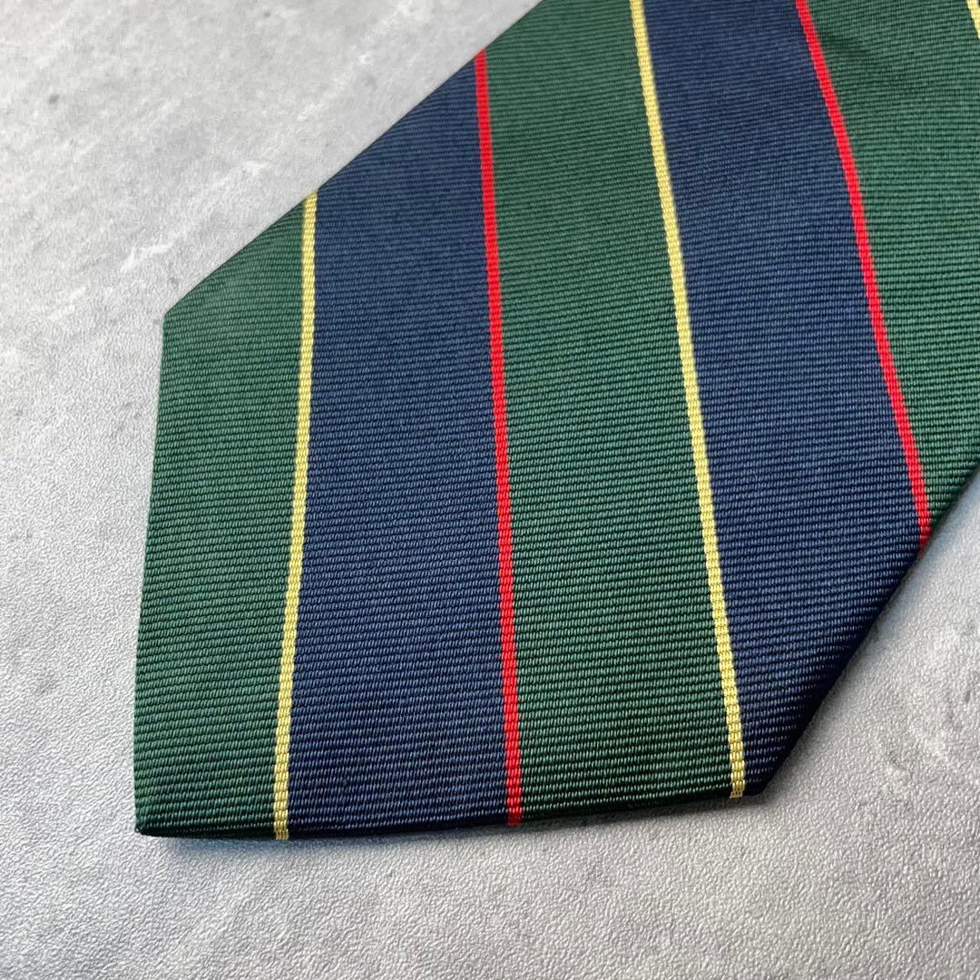 美品 Brooks Brothers アーガイルサザーランドストライプ ネクタイ