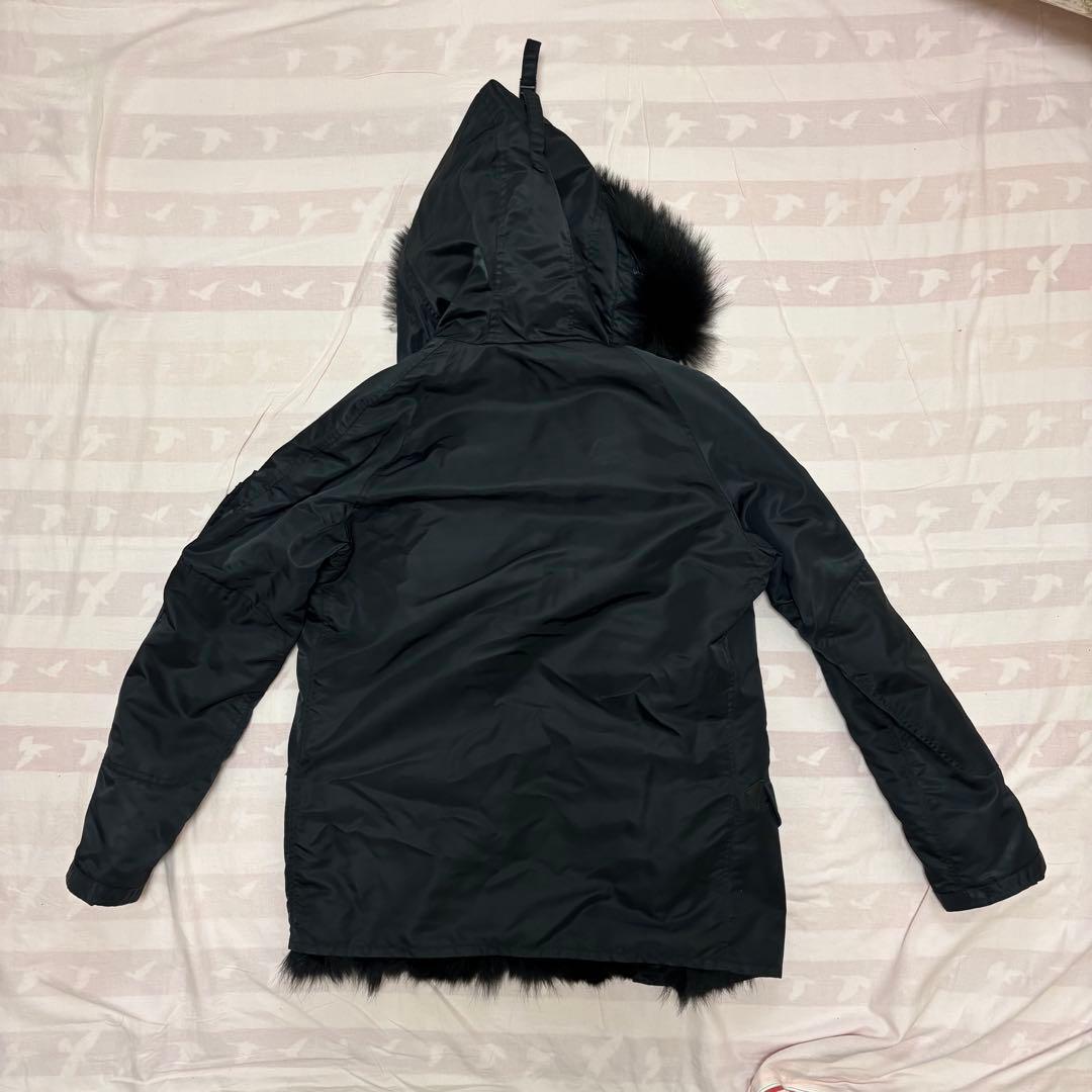 超希少モデル wjk 総裏フォックスファー リアルファー N-3B 黒　サイズM