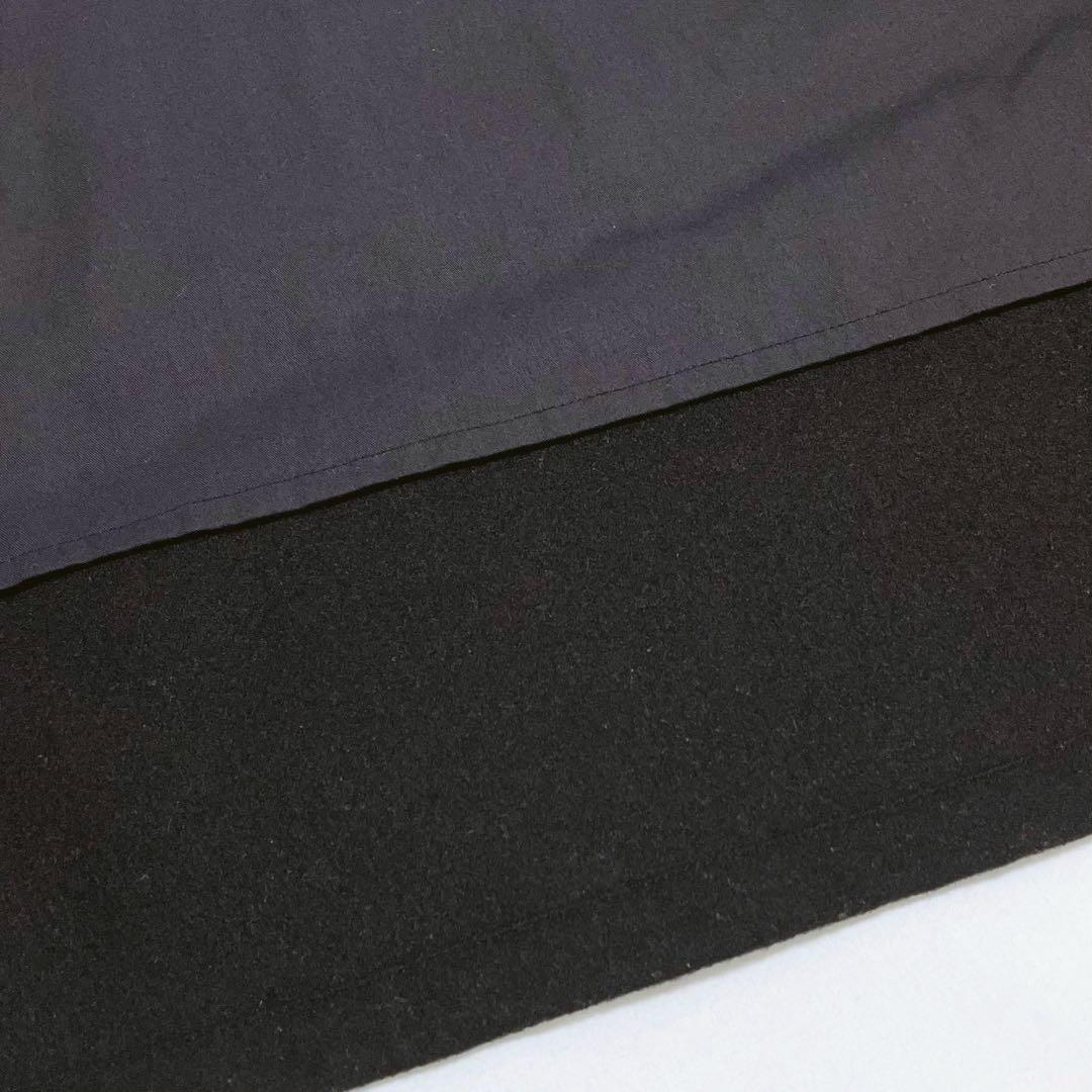 MHL. エムエイチエル 15AWリブ襟ショートウールコート Ⅰ