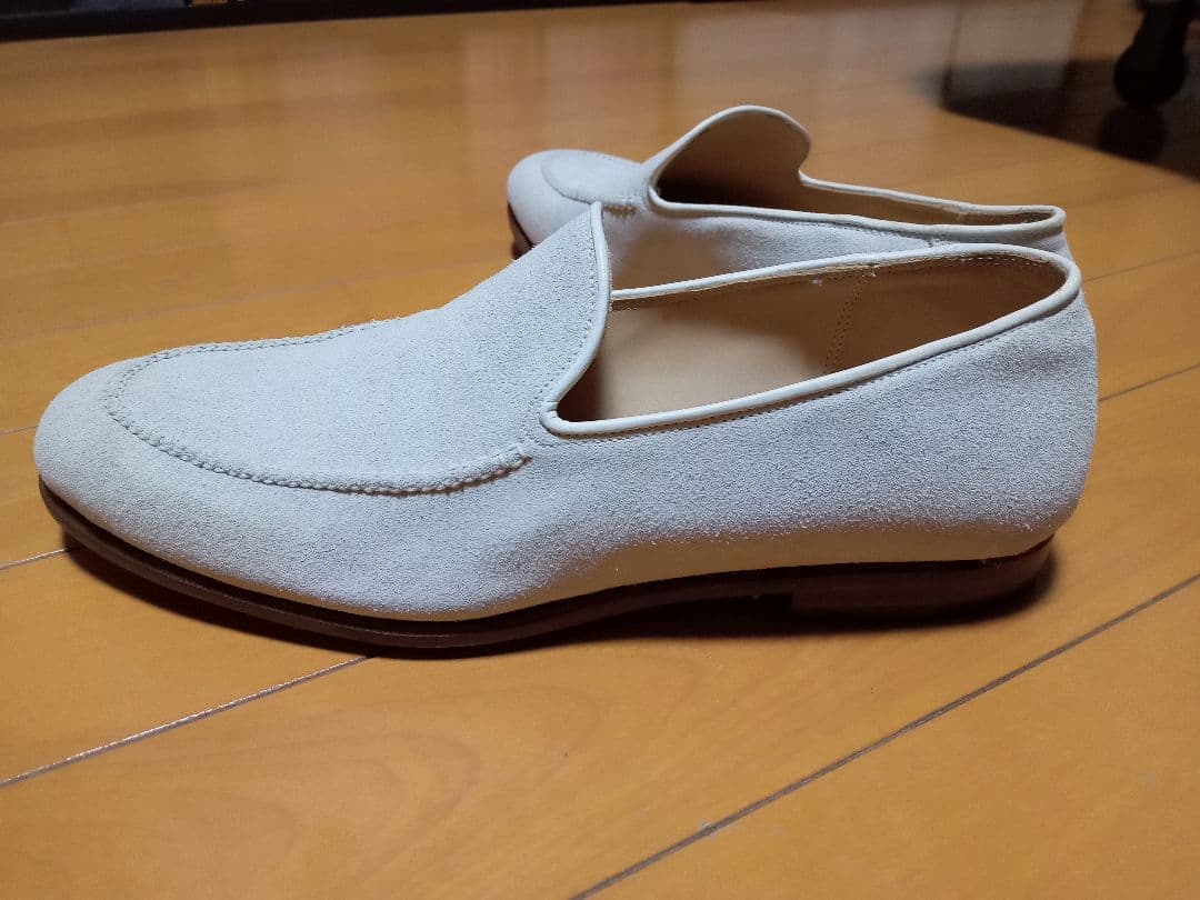 定価約15万円　リカルドフレッチャー・ベステッティ　スエードヴァンプローファー