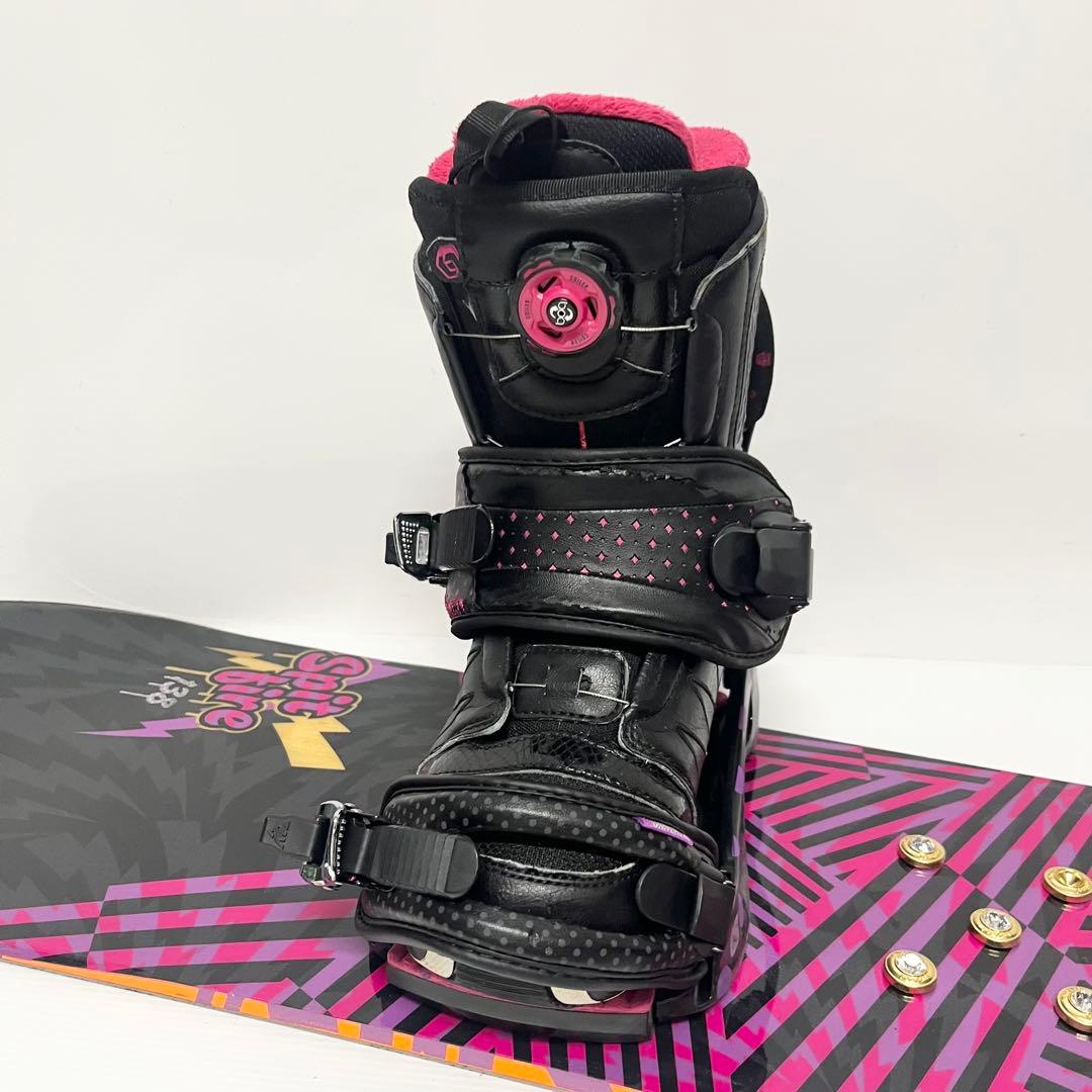 SALOMON K2 レディース スノボセット　サロモン　スノーボード バイン