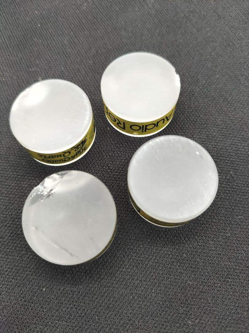 し*）様 オーディオリプラス石英インシュレーター 4個+ステンレスインシュレータ