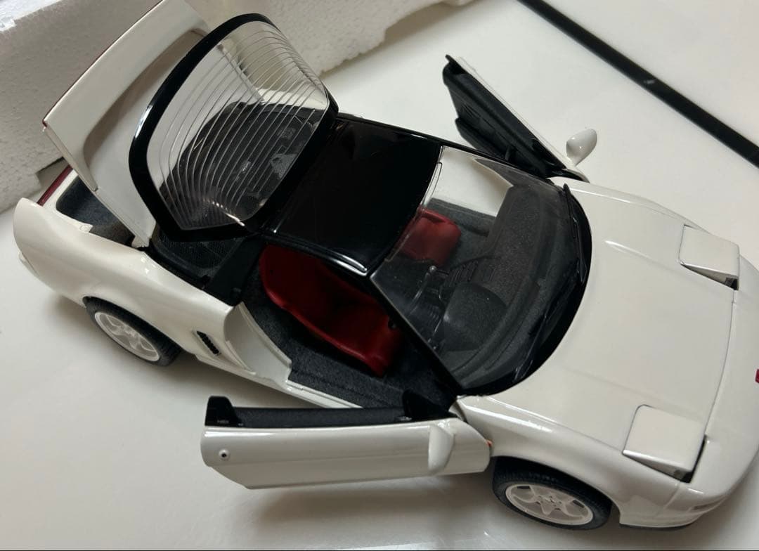 初代 京商　ホンダ　NSX ミニカー　シルバー　1/18