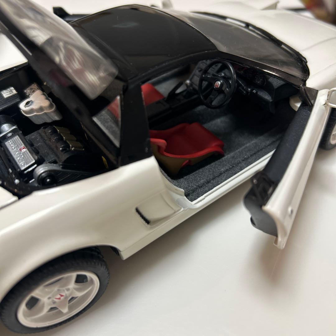 初代 京商　ホンダ　NSX ミニカー　シルバー　1/18