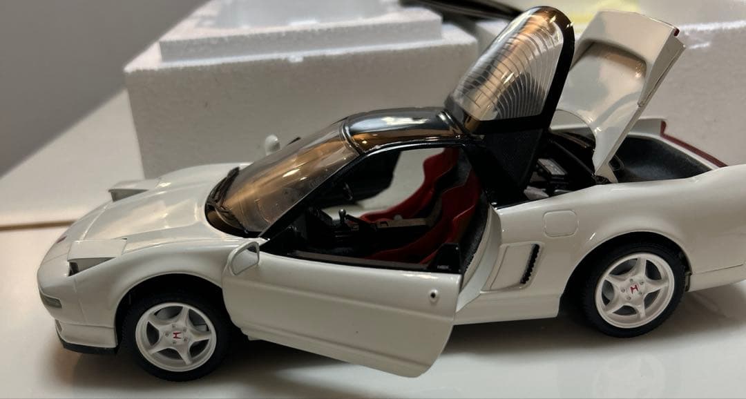 初代 京商　ホンダ　NSX ミニカー　シルバー　1/18