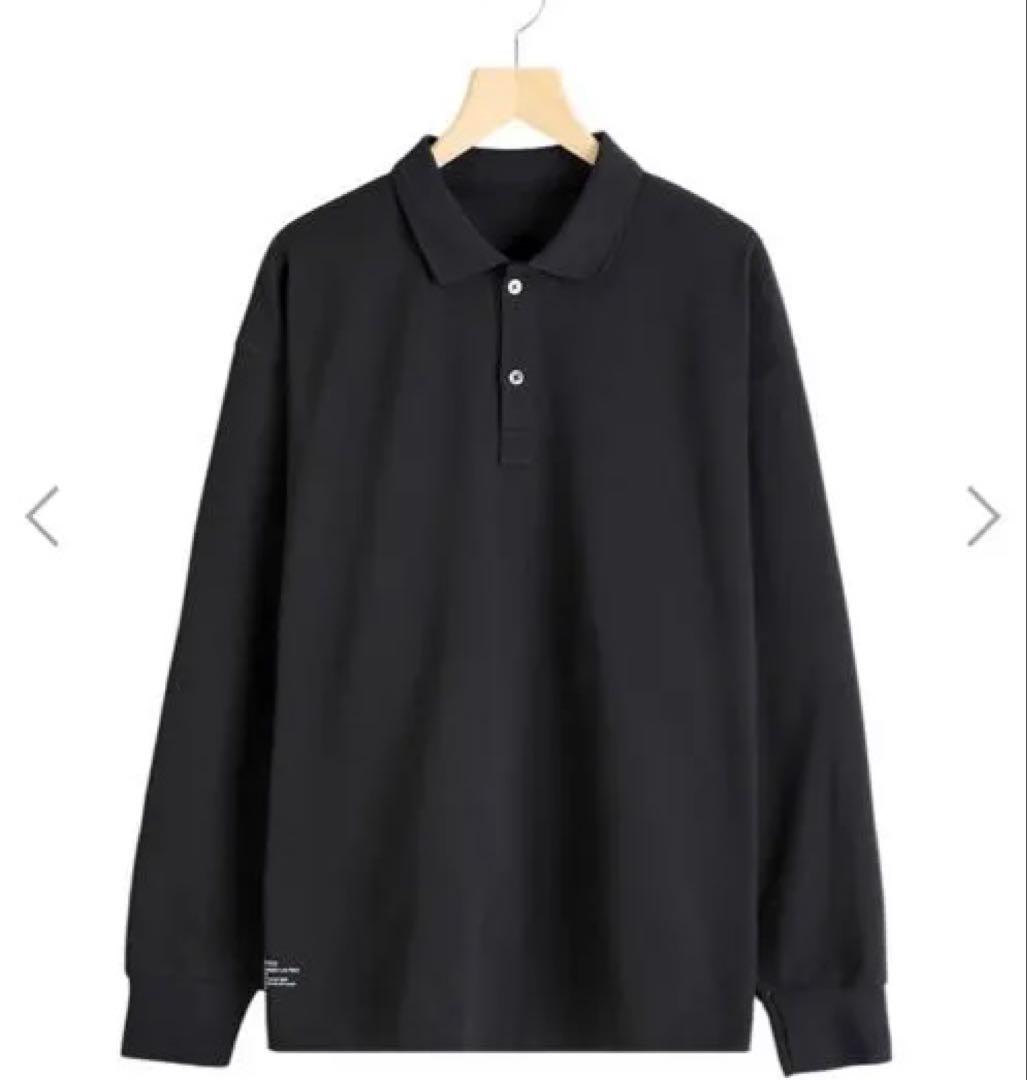 Fresh Service 長袖ポロシャツ ブラック