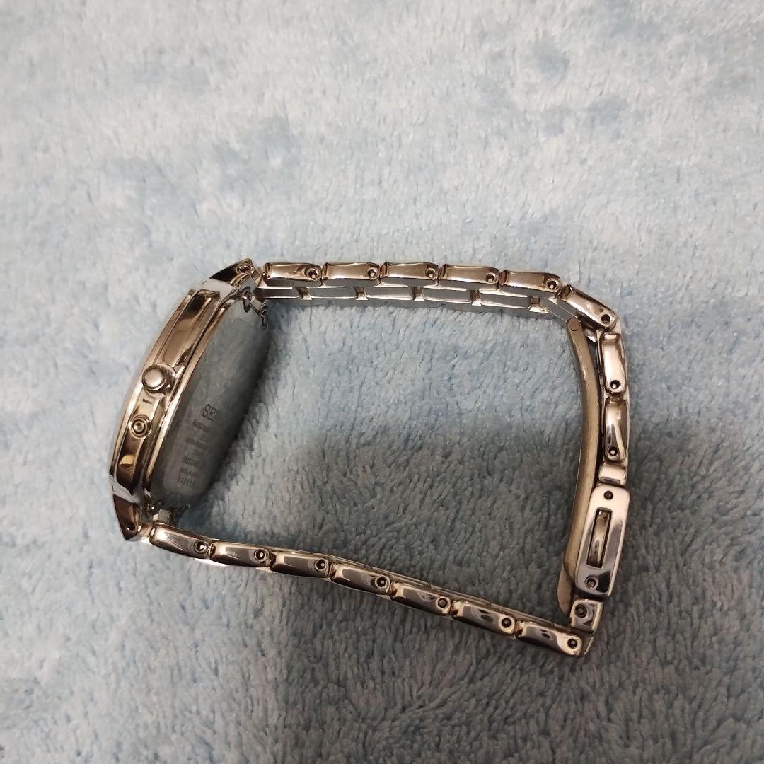 希少セイコーSEIKOエクセリーヌEXCELINE　白蝶貝チタン定価132000