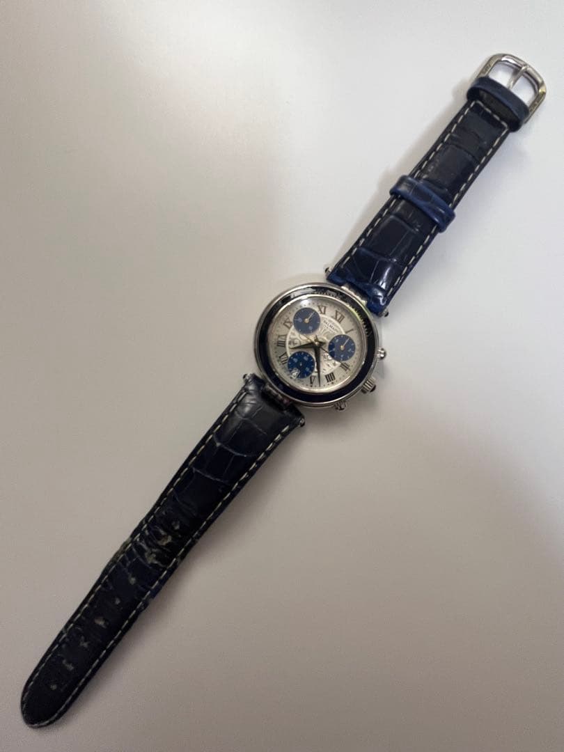 BALMAIN クォーツ クロノグラフ 腕時計 ビンテージ スイス製