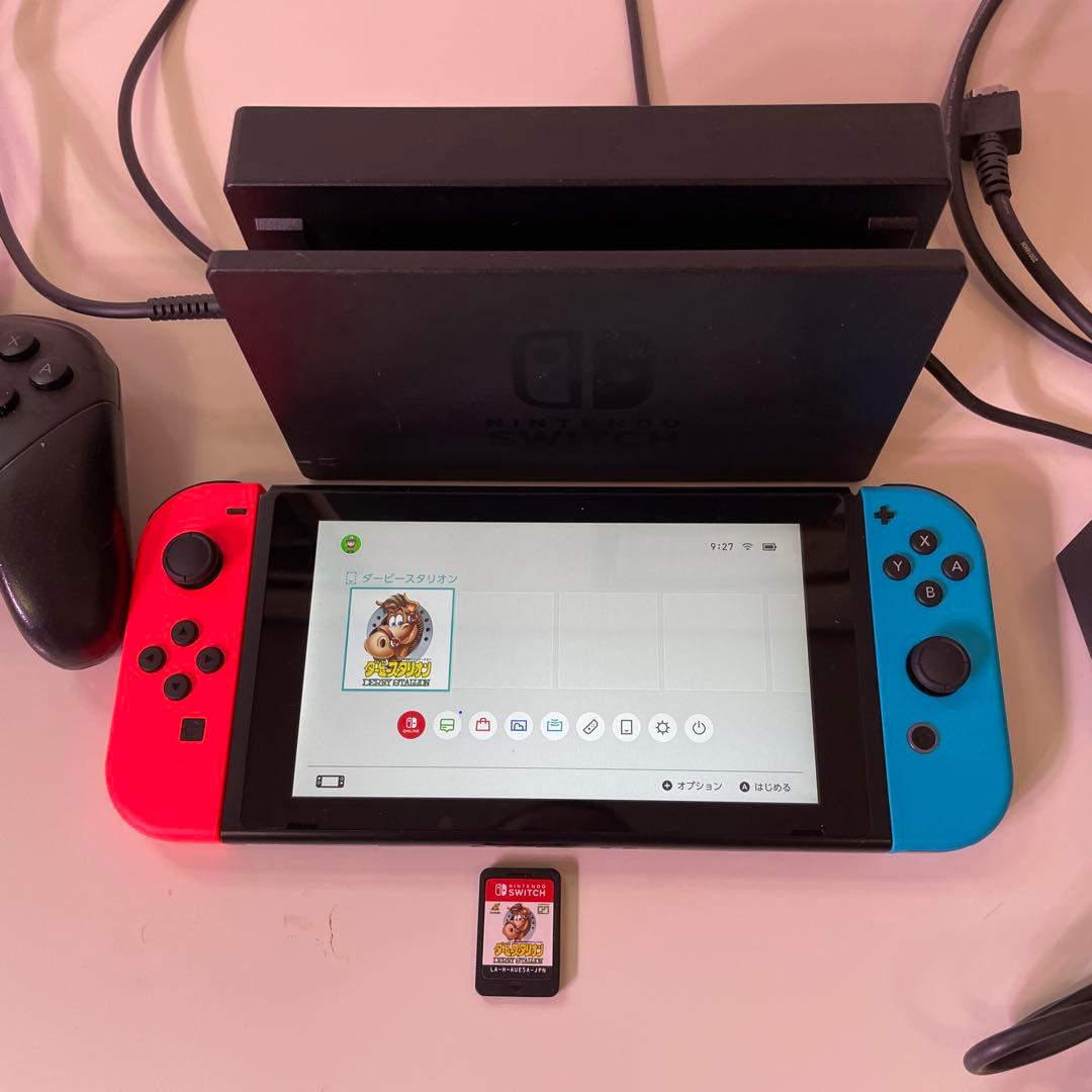 Nintendo Switch 本体 コントローラー・ダビスタソフト付き