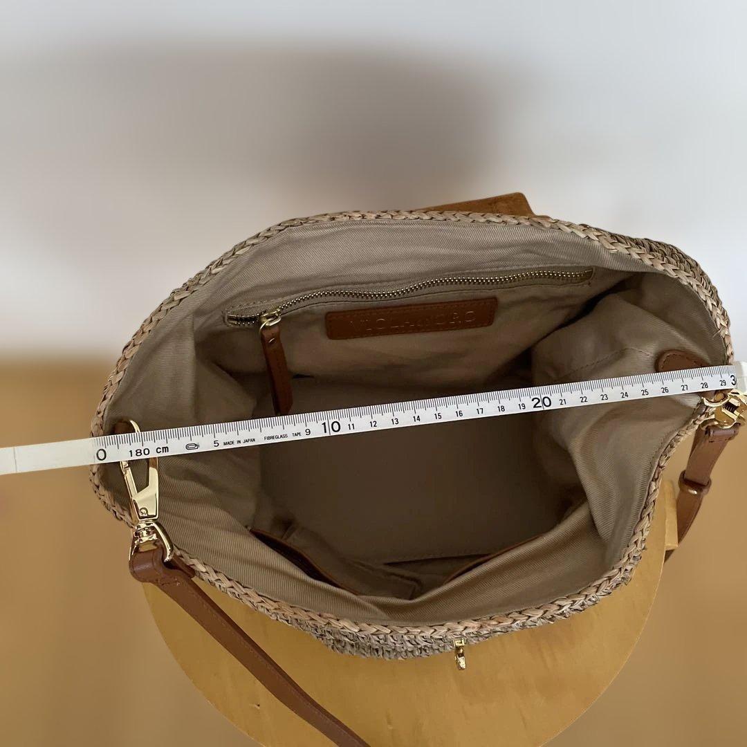 ヴィオラドーロ MIRO 2wayラフィアトートバッグ、かごバック