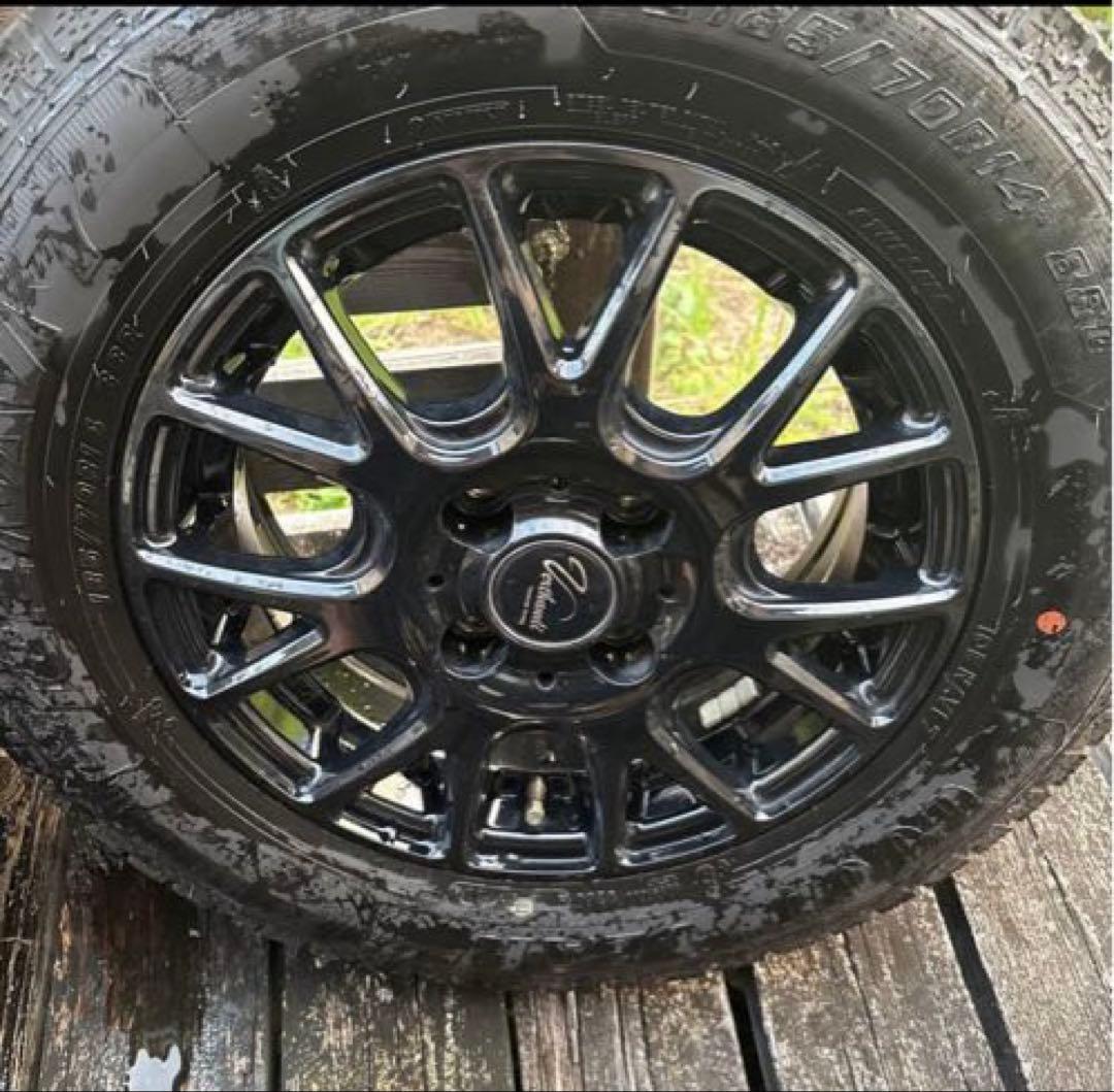 ガラガラ2 ヴェルサンディ アルミホイール14インチ 2本セット ブラック