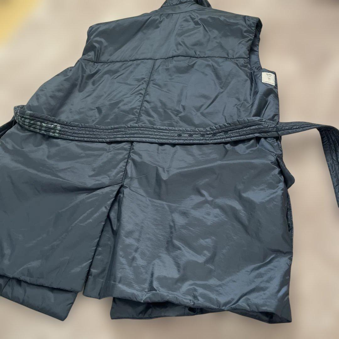 MaxMara ダウン風ベスト ネイビーマックスマーラJI42