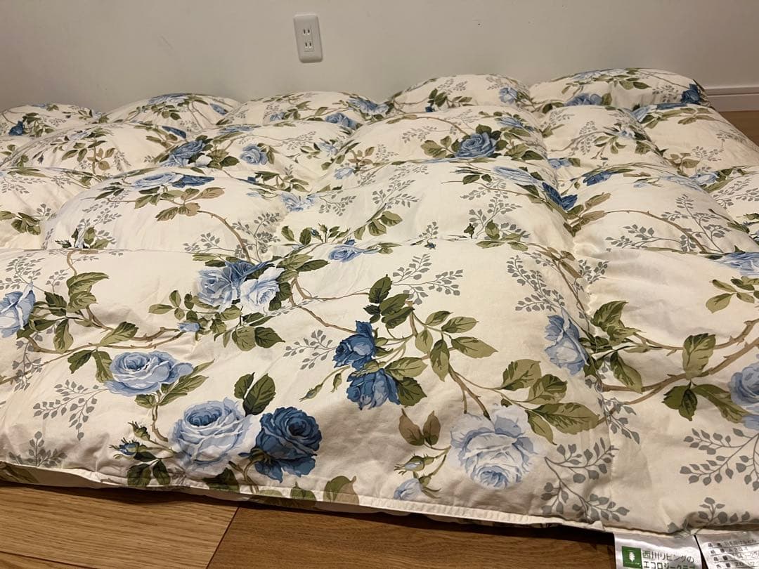 西川リビング グースダウン90% グレイテスト シングル 綿100% 1.3k