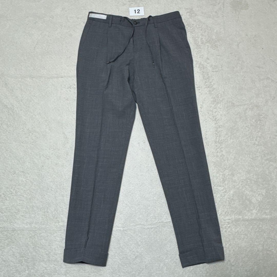 12 未使用　春夏　BRIGLIA ブリリア　イージースラックス　グレー　46M