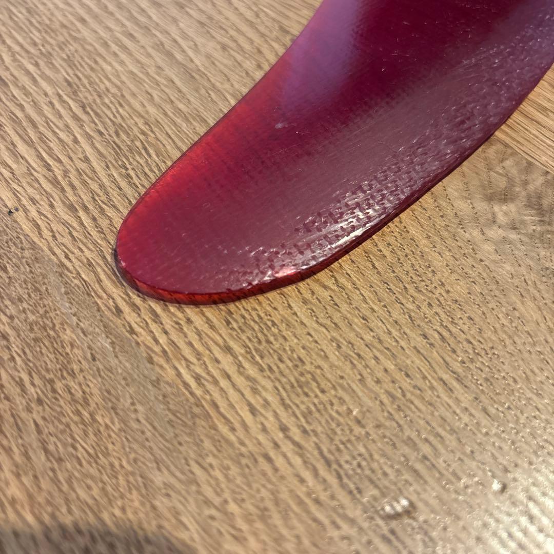 ドナルドタカヤマ　 ロングボード用センターフィンフィン 赤 10インチ