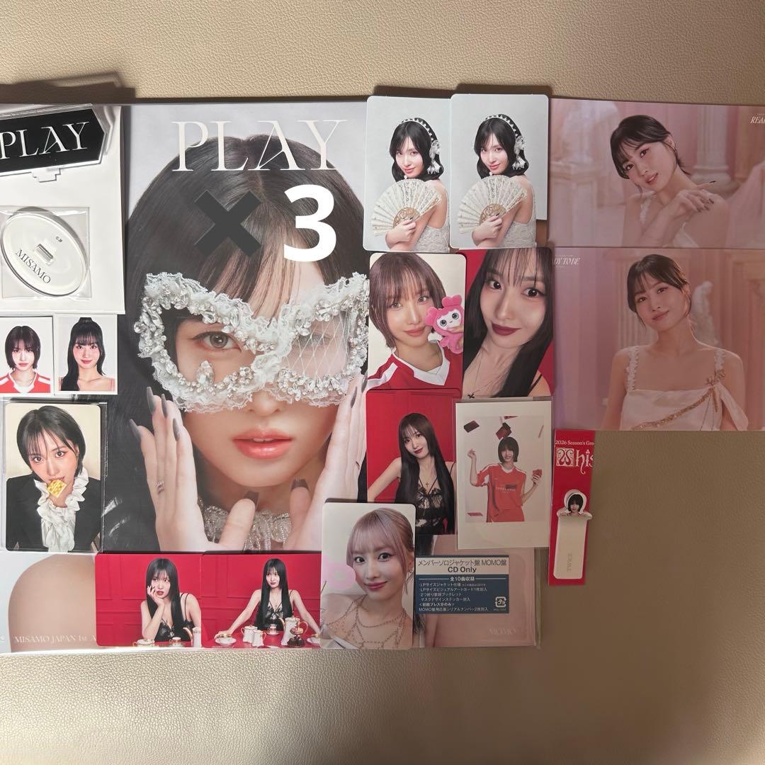 TWICE MISAMO PLAY モモ　店舗特典　トレカ　セット